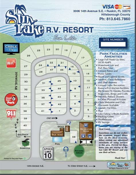 Sun Lake RV Resort .